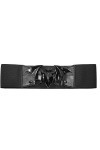 kreepsville 666 Womens Bat Elastic Belt Black, Noir, 2XL/3XL 36-44 