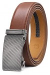 Zitahli Ceinture pour homme, ceinture à cliquet en cuir de qualité supérieure, ceinture coulissante avec boucle automatique r