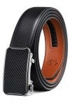 Zitahli Ceinture pour homme, ceinture à cliquet en cuir de qualité supérieure, ceinture coulissante avec boucle automatique r