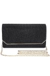 Asvert Pochette Soiree Femme, Pochettes et Clutches Femme, Sac de Soirée, Pochette Sac a Main Femme, Pochette Mariage en Band