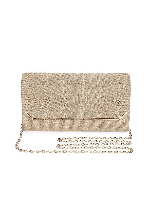 Asvert Pochette Soiree Femme, Pochettes et Clutches Femme, Sac de Soirée, Pochette Sac a Main Femme, Pochette Mariage en Band