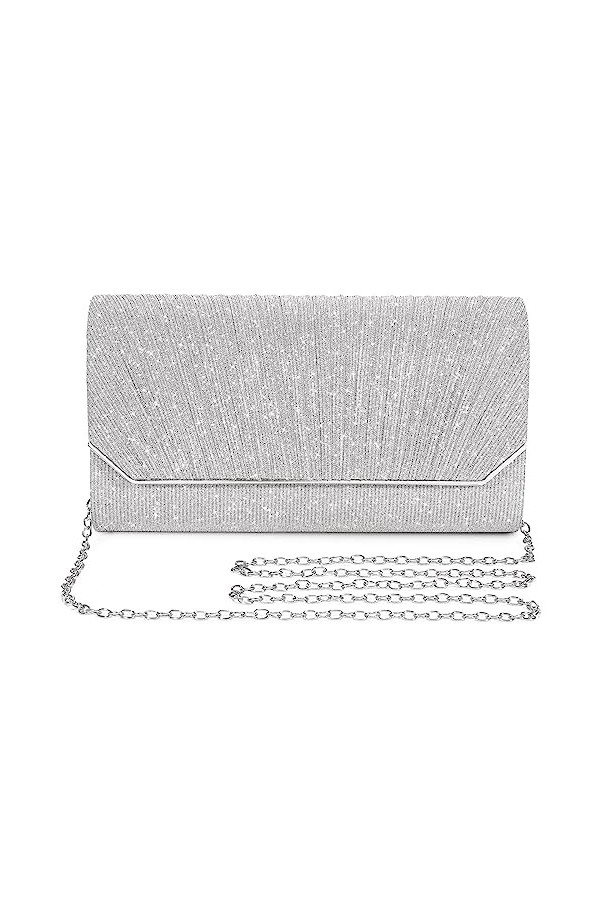 Asvert Pochette Soiree Femme, Pochettes et Clutches Femme, Sac de Soirée, Pochette Sac a Main Femme, Pochette Mariage en Band