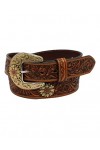 Ariat Ladies Sunflower Concho Belt Brown Leather X-Large 