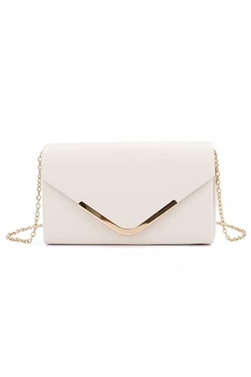 LUI SUI Femmes Faux Cuir Enveloppe Sac À Main De Mariée Mariage Soirée Embrayage Partie Bourse