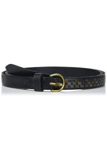 FRYE Womens 18mm Leather Belt Ceinture, Rivets Noirs, L Femme
