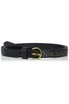 FRYE Womens 18mm Leather Belt Ceinture, Rivets Noirs, L Femme
