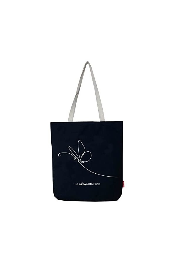 Hello-Bags. Totebag Bag. Outer: 100% cotton. With zip, lining and inner pocket. Includes kraft envelope as a gift. Model TUSA