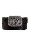 Ariat Ceinture noire avec boucle en strass, noir, X-Large