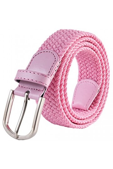 TANGCHAO Unisexe Tissu élastique Ceinture Élastique Tressée Stretch Belt Ceinture Étirable Pour les Hommes et les Femmes Plus