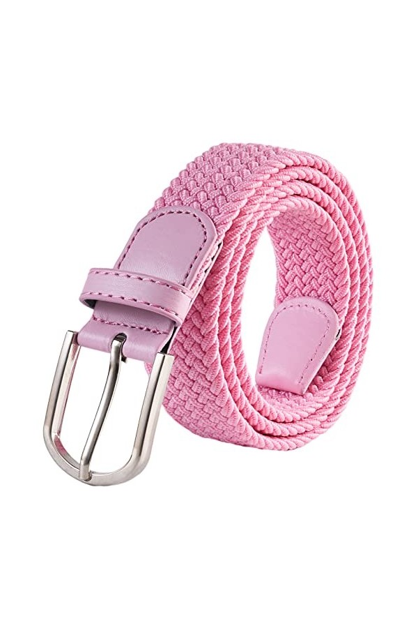 TANGCHAO Unisexe Tissu élastique Ceinture Élastique Tressée Stretch Belt Ceinture Étirable Pour les Hommes et les Femmes Plus