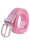TANGCHAO Unisexe Tissu élastique Ceinture Élastique Tressée Stretch Belt Ceinture Étirable Pour les Hommes et les Femmes Plus