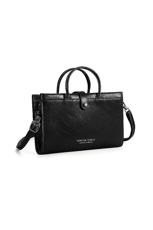 icyant Sac à bandoulière pour femme, pochette portefeuille rétro en cuir texturé, sac à main de soirée, petits sacs à bandoul