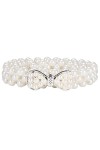 Dubulle Ceintures pour femmes strass cristal Sash mariage vintage perle ceinture robe sexy filles chaîne de taille 105 cm Bli