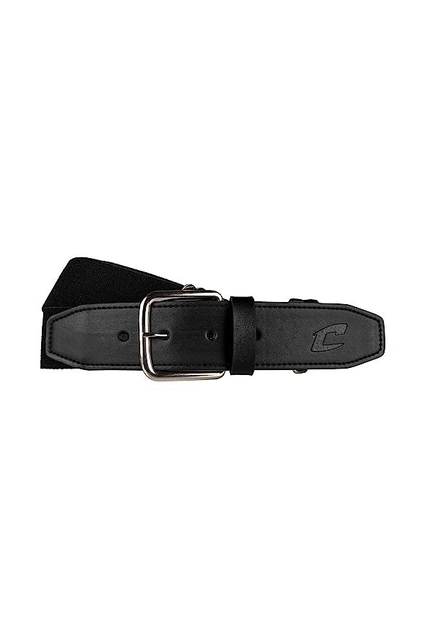 Champro élastique Ceinture de baseball avec Tab synthétique 3,8&nbsp;cm, Homme, noir, 24-48-Inch