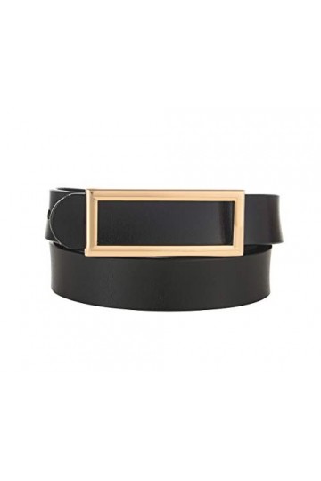 INSIGHTER Ceinture en cuir véritable pour femme - Pour jeans et pantalons - Largeur : 2,3 cm - Noir, rouge, marron, blanc - N