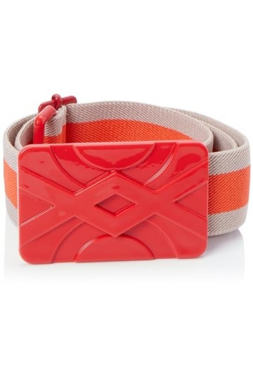 United Colors of Benetton Ceinture 6gmsul00g, Rose Marron 61p, L Lot de 2 Femme