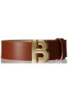 BOSS Ceinture B_Icon pour femme - 3,5 cm - Open Brown242, 90