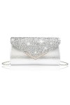 Sozakka Pochettes et Clutches Femme Pochette Sac a Main Femme Soiree Mariage Pochette Femme Rose Sac de Soirée Chic Pochette 