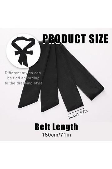 Ceintures femme Ceinture de mariée en Satin Classique Belt Ruban pour Les Femmes Occasion spéciale Robe, Mariage Noeud Papill