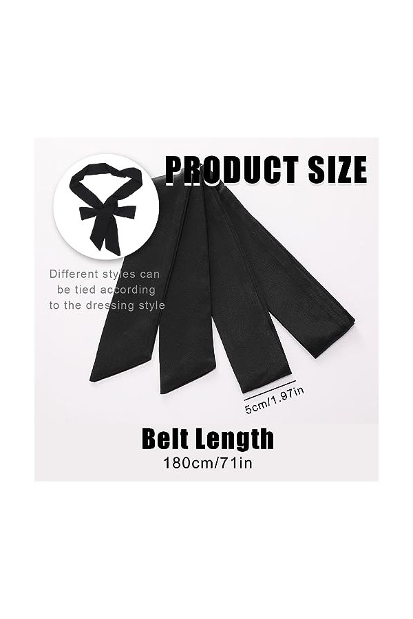 Ceintures femme Ceinture de mariée en Satin Classique Belt Ruban pour Les Femmes Occasion spéciale Robe, Mariage Noeud Papill