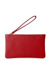 Parubi Pochette à Main Petite pour Femme, Mini Sac à Main en Cuir Souple Véritable Fabriqué en Italie, Pochette avec Cordon e