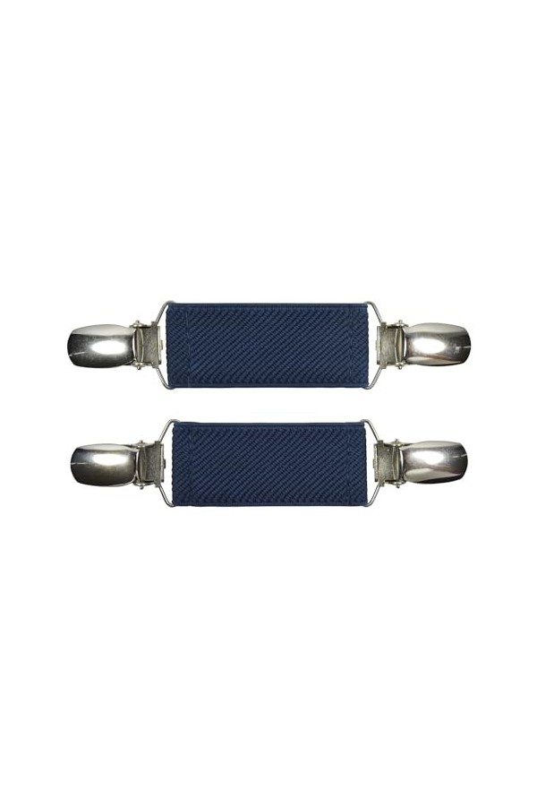 Olata Pinces Élastiques pour Vêtements Femmes - Paquet de 5. Noir/Bleu Marine/Rouge/Gris/Rose Clair Clips en Plastique 