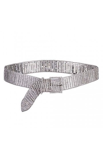 Dubulle Ceinture pour femme avec strass et perles - Pour robe de mariage sexy - Chaîne de taille de 105 cm - Cadeau idéal - A