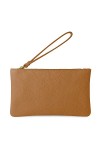 Parubi Pochette à Main Petite pour Femme, Mini Sac à Main en Cuir Souple Véritable Fabriqué en Italie, Pochette avec Cordon e