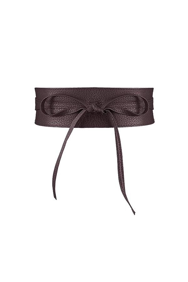 Sozakka 220cm Ceinture Femme Large pour Robe Ceinture de Taille de Large Ceinture de Hanche Ceinture Large Similicuir de Femm