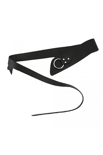 Ceinture fine en cuir avec nœud pour femme, largeur réglable pour robe