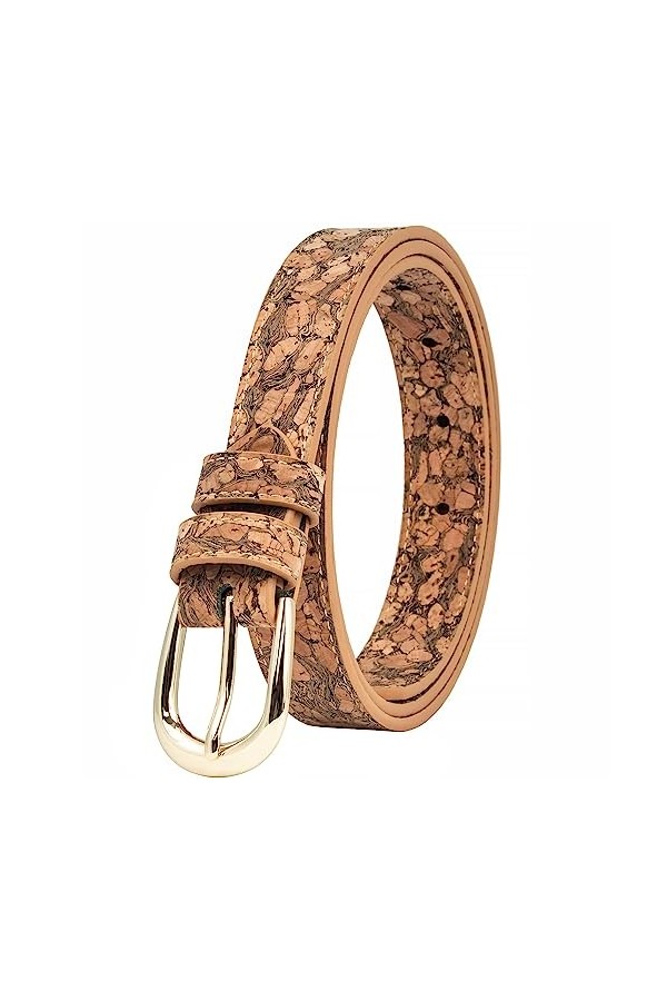 Simaru Ceinture pour femme en liège Maceio fabriquée en UE Granada, 75 S 