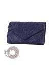 Femme Sac De Soirée Dentelle Pochette Elégante Enveloppe Embrayage Bandoulière Sac à Main Satin Tote Bag Mariage Et fête Bal 
