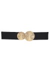 BBHKKL Ceinture Élastique pour Femme - Large Ceinture Vintage pour Robe, Chemises Ceintures de Mode pour Dames 4, Convient p