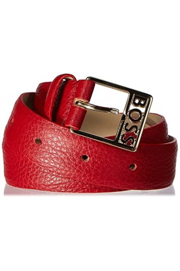 BOSS Alicia Belt 2,5cm-G Ceinture, Medium Red613, 70 Femme