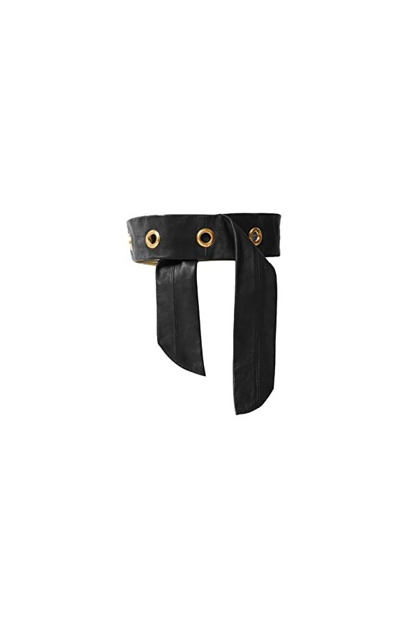 Antik Batik Knoti suede belt - Black 40/42 