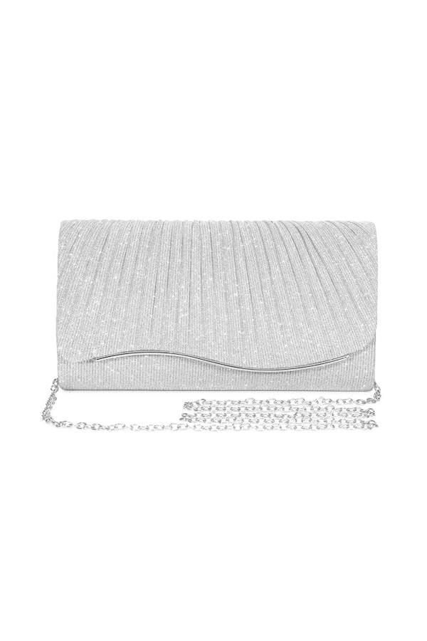 BAICLES Pochettes et Clutches Femme, Sac de Soirée, Pochette Doree Mariage, Sac à Main pour Fete, Voyage, Boule