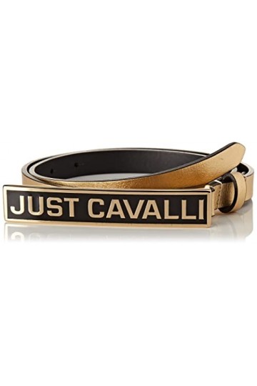 Just Cavalli Ceinture pour Femme, Or 906, 80 cm