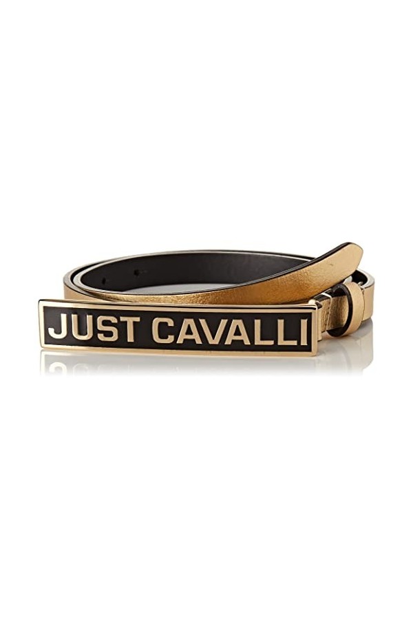 Just Cavalli Ceinture pour Femme, Or 906, 80 cm