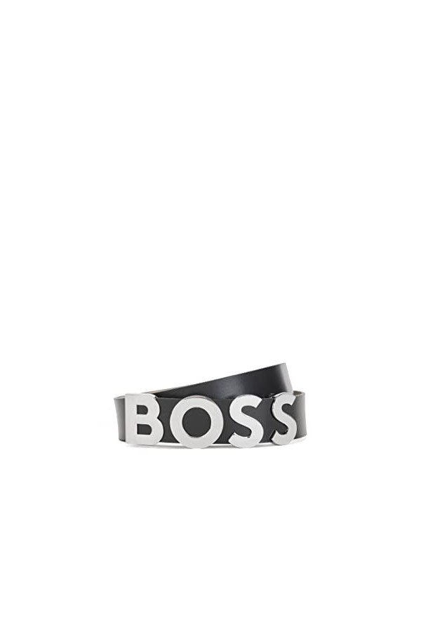 BOSS Ceinture Bold de 3,5 cm, Open Brown242, 55 Femme