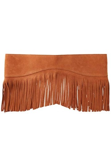 Pinko Love Berry Woven Belt Suede WO Ceinture, L69_Marron foncé, M Femme