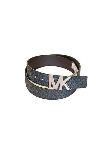 Michael Kors Signature 558732 Ceinture à boucle réversible, noir, Medium
