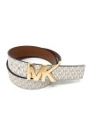 Michael Kors Signature 558732 Ceinture à boucle réversible, noir, Medium
