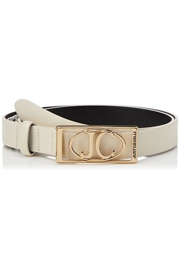 Just Cavalli Ceinture pour Femme, 103 Ivory, 90 cm