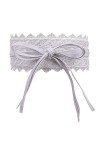 WedDecor Obi Ceinture pour femme à nouer soi-même en cuir synthétique souple et dentelle au crochet 100 mm de large, ceinture