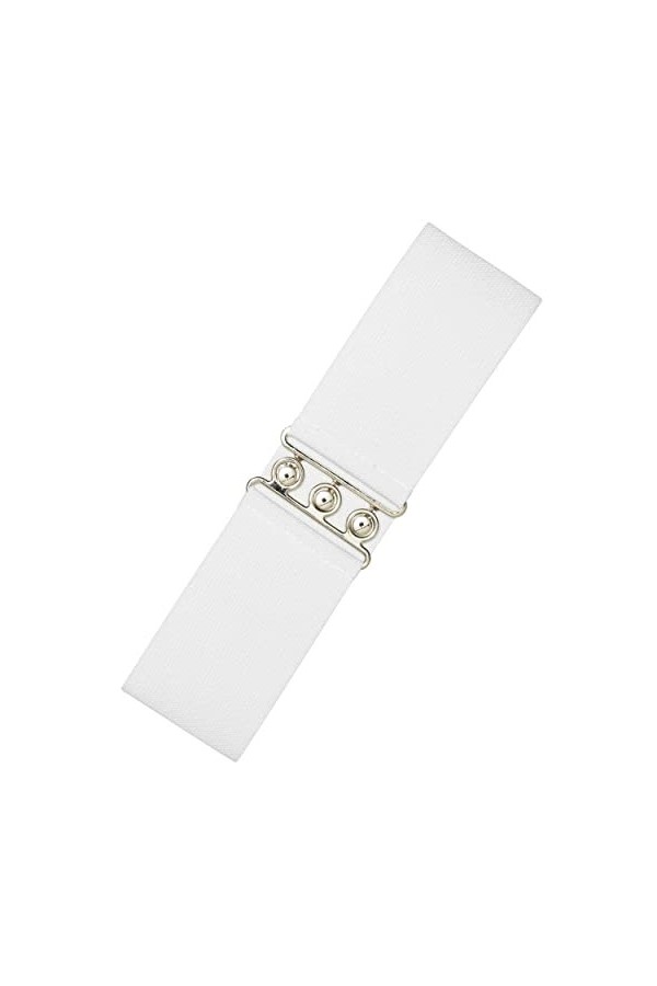 Ro Rox Large Ceinture Vintage Rétro Élastiquée pour Femmes - Taille 36-56 Gris charbon, Medium 