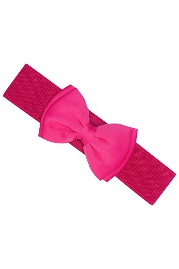 Ro Rox Ceinture Large De Rétro Vintage Élastiquée - De Nombreuses Couleurs - Taille 36-56 - Vert - L