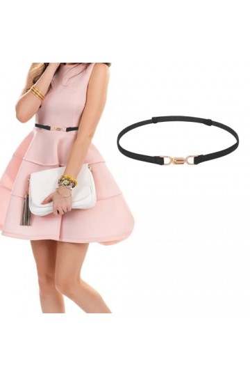 AOOGON Ceinture Fine, Réglables Ceinture Élégante, Robe Décoration Ceinture Fine pour Pantalons, Jeans, Robes