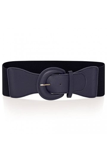 Ro Rox Raya Ceinture dinfirmière élastique Stretch large 50s Retro Vintage Waist Cincher, Bleu