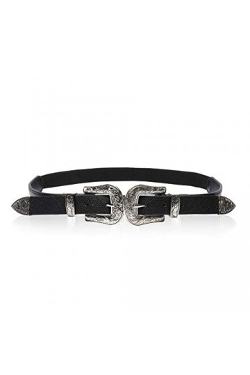 Trimming Shop - Ceinture - Femme Noir noir - Argenté - Medium