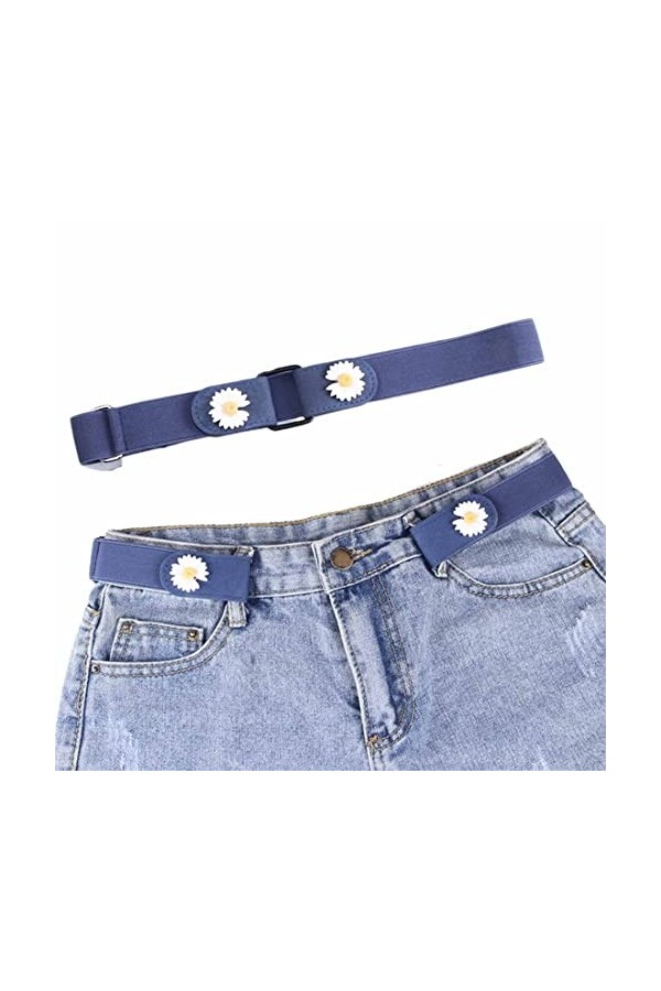 PLABBDPL Femme Ceintures Sans Boucle, Ceinture Reglable Femme, Ceinture Femme Élastique, Ceinture Femme Homme, Invisible Élas